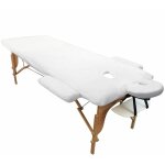 Kit complet de housses polaires pour table de massage - sherpa - blanc vivezen