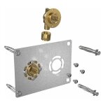 Watts - kit plaque robifix pour tube per ou pb - entraxe 50mm - raccord coud  glissement -  sortie ...