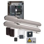 Kit complet pour portail battant jusqu&39 3, 5m nice wingo5kit 230v