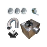 Unelvent - kit complet rcuprateur de chaleur cheminair 400 m3 / h - 65w