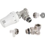 Noyon&thiebault - kit complet robinet thermostatique équerre pour radiateur m1 / 2' - f1 / 2' Noyon&thiebault - kit complet robinet thermostatique équerre pour radiateur m1 / 2' - f1 / 2'