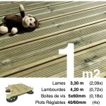 Terrasseenbois. fr - kit complet terrasse pin autoclave vert pour 1 m² ? lames 3, 3 m, lambourdes 3 m, ... Terrasseenbois. fr - kit complet terrasse pin autoclave vert pour 1 m² ? lames 3, 3 m, lambourdes 3 m, ...