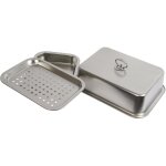 Kit cuisson vapeur : plat + support ajour + cloche forme rectangulaire - le marquier
