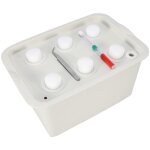 Kit de culture hydroponique pour site de plantes � 6 trous bubble indoor outdoor garden cabinet box (gris) ...