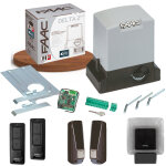 Faac - kit delta integral 500kg motorisation coulissant 230v Faac - kit delta integral 500kg motorisation coulissant 230v