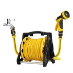 Kit dvidoir ultrixe dvidoir compact avec tuyau 20 m, haute stabilit, adaptateur, lance multijets, ...