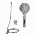 Douche à main kit de douche de tête pomme de douche ronde avec support 1, 8 m 69316 Douche à main kit de douche de tête pomme de douche ronde avec support 1, 8 m 69316