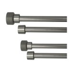 Store menuiserie - tringle, kit tringles et supports, double, boule textur nickel givr, extensible ...