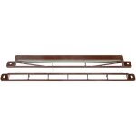 Nicoll - kit d'entree d'air aero - acoustique coloris blanc type hfg 3036 pour menuiserie