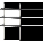 Kit d'tagres keter 100 cm noir