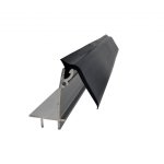 Kit fa�tage sup�rieur pour couverture en polycarbonate l 4 m - coloris - aluminium brut, longueur - 4 ...