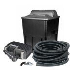 Kit de filtration bassin 20000 complet avec pompe, filtre, uv, tuyau Kit de filtration bassin 20000 complet avec pompe, filtre, uv, tuyau