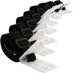 Kit de fixation pour b�che solaire de piscine - 8 sangles de couverture solaire - kit de sangles pour ...