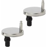 Kit de fixation pour sige de wc - avec vis et charnires - pour abattant de wc - en acier inoxydable ...
