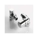 Kit g robinetterie manuelle thermostatisable querre d'angle droit pour radiateur acova 991528