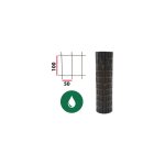 Cloture & jardin ? kit grillage soud� vert 25m ? maille 100x50mm ? piquets en acier thermolaqu� 1, 45m ...