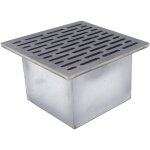 Fonderia bongiovanni - kit grille en fonte 25x25 pour chemine avec tiroir rcuprateur de cendres 14h ...