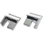 Kit guide inférieur verre pour porte coulissante h 198 remplacement pour cabine et porte de douche Kit guide inférieur verre pour porte coulissante h 198 remplacement pour cabine et porte de douche