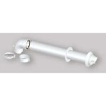 Kit horizontal 60 / 100 l. 80cm pour chaudire hermann thema + espace