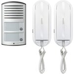 Kit d'interphone audio 2 fils sprint l2 line 2000 bticino 366821