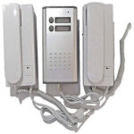 Kit d'interphone bidirectionnel 2 fils pour automatisme de portail deux combin�s