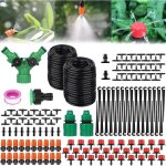Mezheng - kit d'irrigation goutte  goutte automatique - 149 pcs - idal pour l'arrosage automatique ...