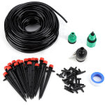 Kit d'irrigation goutte � goutte enterr� 25 m�tres pour arrosage automatique plantes et fleurs