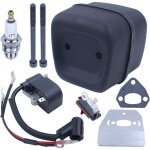 Kit de joint de bouclier thermique de boulon de silencieux d'�chappement pour husqvarna 137 142 et 136 ...