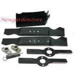 Kit lames mulching universel mtd 38  adaptable tracteur pelouse 406024