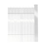 Kit lames d'occultation en aluminium pour clôture de 2, 5m - mailles de 50mm - 1m23 - ral9010 - aluhome ... Kit lames d'occultation en aluminium pour clôture de 2, 5m - mailles de 50mm - 1m23 - ral9010 - aluhome ...