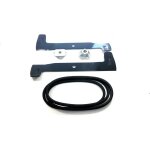 Kit lames avec supports et courroie pour autoportée castel garden 92cm éjection arrière Kit lames avec supports et courroie pour autoportée castel garden 92cm éjection arrière