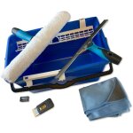 Kit laveur de vitres hyper pro avec seau mouilleur raclette grattoir chiffon - quantit� x 1 - ensemble ...
