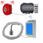 Kit longue porte dtecteur niveau d'eau / inondation avec cloche industriel 800m sans - fil (protect ...