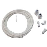 Wpro - kit arrivee d'eau : tuyau (6m) + raccords ukt001 (484000008590, c00379990) réfrigérateur, congélateur ... Wpro - kit arrivee d'eau : tuyau (6m) + raccords ukt001 (484000008590, c00379990) réfrigérateur, congélateur ...