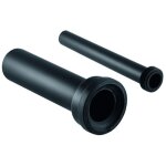 Kit manchette d'alimentation et pipe d'vacuation geberit pour wc suspendu, longueur 40 cm