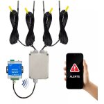 Ultra secure - kit moniteur gsm (2g + 3g + 4g) + 4 sondes surveillance / gestion temp�rature & panne ...