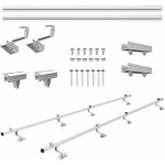 Nuasol - panneau solaire photovoltaque kit de montage 1 toiture en tuiles fixatio