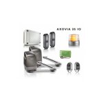 Kit motorisation  bras automatisme de portail battant axovia 3s io pack confort - 2m 200kg max par vantail, ...