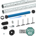 Kit de motorisation filaire pour volet roulant 20 kg - tube octo  60 mm - 10 nm
