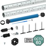 Kit de motorisation filaire pour volet roulant 40 kg - tube octo  60 mm - 20 nm