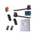 Kit de motorisation, avec moteur droit et gauche 24v, 2m et 150kg max, 2t�l�co + programmateur. cardin ...
