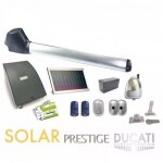 Kit motorisation portail solaire ducati ho me automation evo 748 solar mono - pour portail � 1 vantail ...
