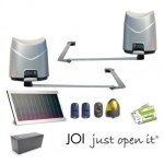 Kit motorisation portail solaire ducati home automation artiko 544 solar - pour portail � 2 vantaux battants ...