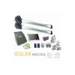 Kit motorisation portail solaire ducati ho me automation evo 748 solar - pour portail  2 vantaux battants ...