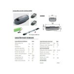 Kit motorisation porte de garage sectio, moteur 24v, encodeur, rail 3. 5m cardin