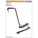 Kit mulching ggp tracteur de pelouse tondeuse tcs 72 045600