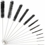 Kit de nettoyage 12 pi�ces : brosses et goupillons pour bouteilles b�b�, verre, biberon, bouilloire, ...