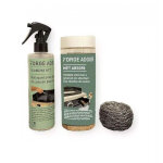 Kit de nettoyage - boule inox / produit plancha / net absorb