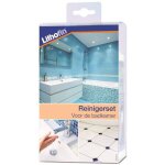 Kit de nettoyage lithofin pour douche et bain (2 produits : nettoyant bain kf & nettoyant sanitaire kf), ...