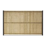 Gardenode - kit occultation lattes bois sapin pour panneau rigide maille 55 h 1m73 l 2m50 ep 8mm